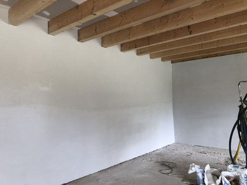 Finitions enduit lissé, mur prêt à peindre — Biarritz